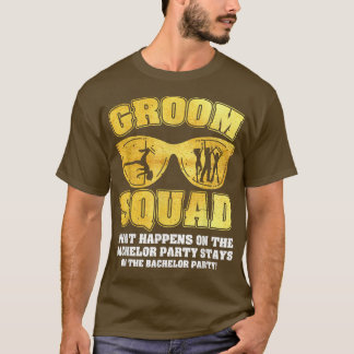 Groom Squad Bucks Groom Groomsmen Bachelor Party  T-Shirt