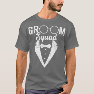 Groom Squad Funny Husband Wedding Married Graphic T-Shirt