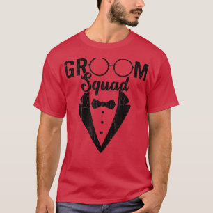 Groom Squad Funny Husband Wedding Married Graphic T-Shirt