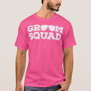 Groom Squad Funny Wedding Party Groom Team Wedding T-Shirt