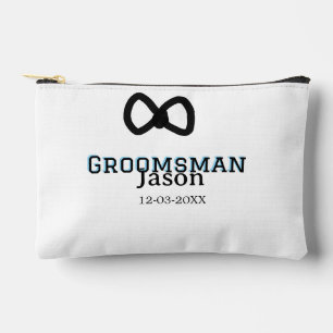 Groom Squad groomsman bachelorette party add name Accessory Pouch