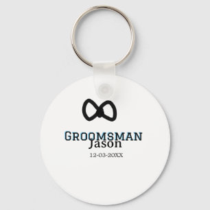 Groom Squad groomsman bachelorette party add name  Key Ring