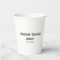 Groom Squad groomsman bachelorette party add name 