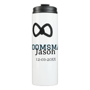 Groom Squad groomsman bachelorette party add name Thermal Tumbler