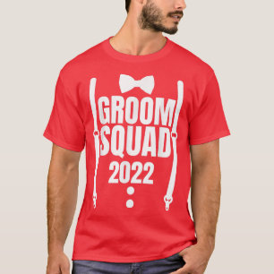 Groom Squad Groomsmen Crew Team Funny Bachelor Par T-Shirt