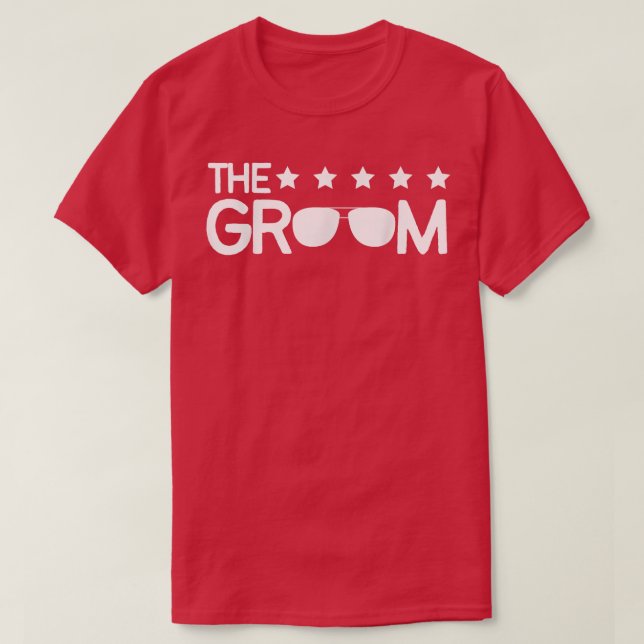 Groom Squad Groomsmen Crew Team Funny Bachelor Par T-Shirt (Design Front)