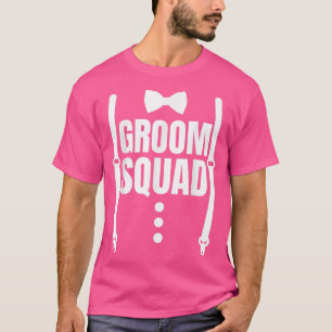 Groom Squad Groomsmen Crew Team Funny Bachelor Par T-Shirt