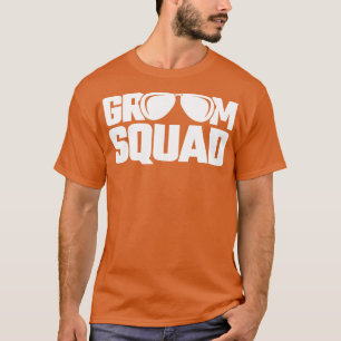 Groom Squad Groomsmen Funny Stag Bachelor Party T-Shirt
