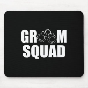 Groom Squad Groomsmen Ring Wedding Bachelor Party Mouse Mat