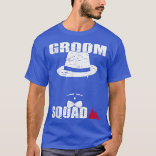 Groom Squad Groomsmen Ring Wedding Bachelor Party T-Shirt