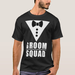 Groom Squad Hit Bachelor Party Wedding Marriage T-Shirt