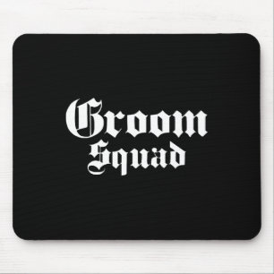 Groom Squad Old School - Bachelor Party - Wedding Mouse Mat