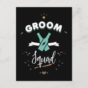 Groom squad postcard