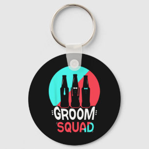 Groom Squad Sayings Party Wedding Bachelor 2  Key Ring