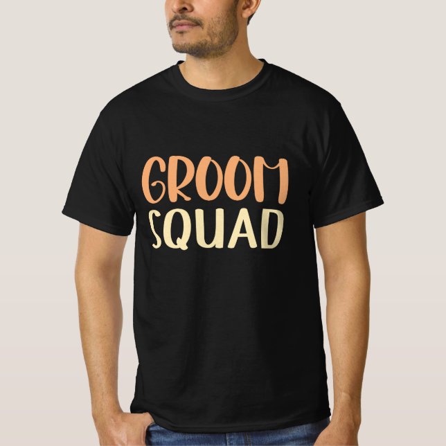 Groom Squad T-Shirt (Front)