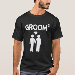 Groom Square  Cute Gay Bi Pan Wedding T-Shirt