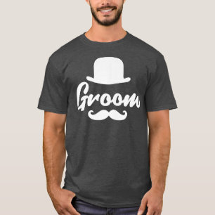Groom suit cool retro graphic design T-Shirt