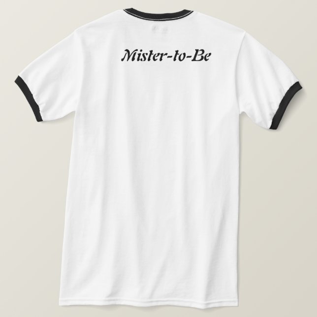 Groom T-Shirt (Design Back)