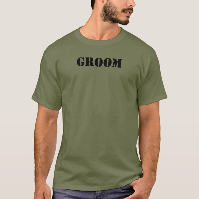 Groom T-shirts (Front)