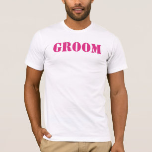 GROOM T-shirts CHOOSE YOUR COLOR!