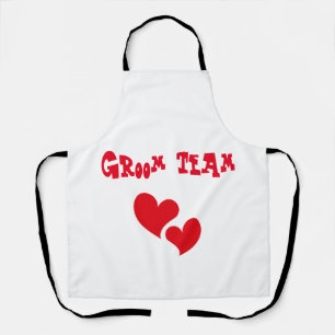 Groom team apron