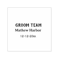 Groom team groomsman name date bachelore party