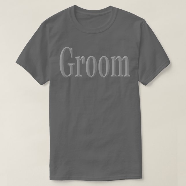 Groom tee shirt  (Design Front)