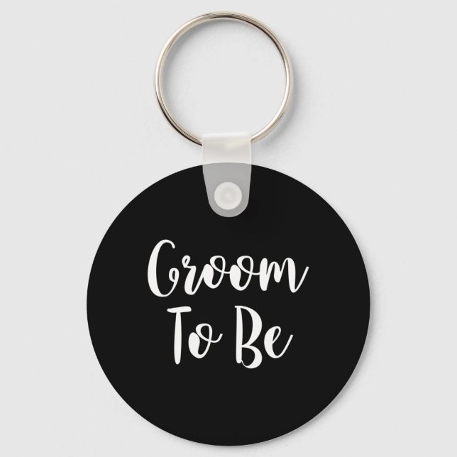 Groom To Be Key Ring (Front)