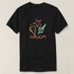 Groom To Be Seashell Beach Wedding T-Shirt<br><div class="desc">Groom design has a seashell motif,  is part of the beach wedding collection and is available in more styles.</div>
