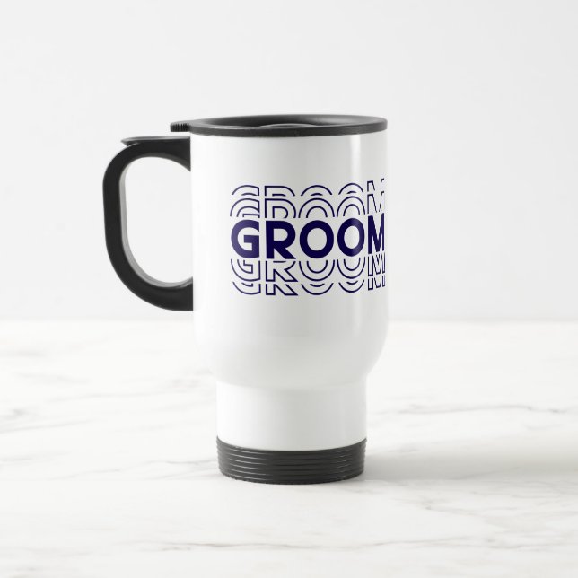 Groom  travel mug (Left)