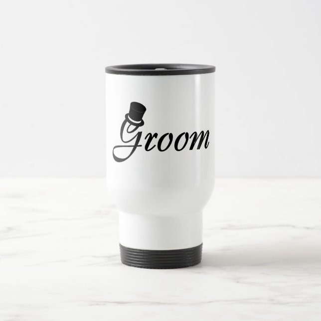 Groom Travel Mug (Center)