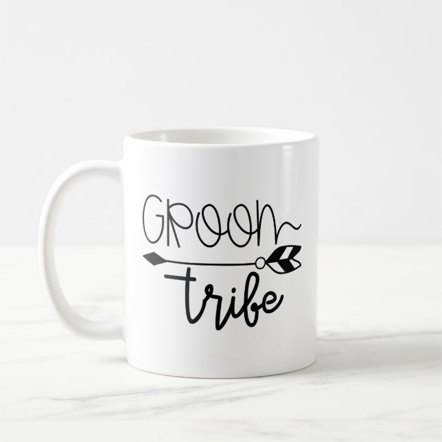Groom Tribe Coffee Mug (Left)