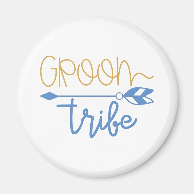 Groom Tribe Magnet (Front)