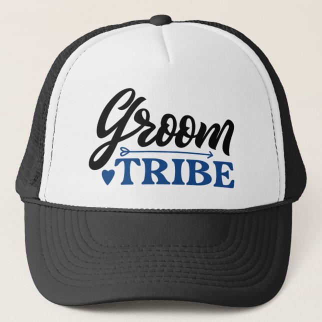 Groom Tribe Trucker Hat (Front)