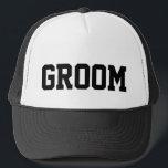 Groom Trucker Hat<br><div class="desc">Perfect for a honeymoon or bachelor party!</div>