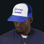 Groom Trucker Hat for Wedding Weekend<br><div class="desc">Groom trucker hat for your wedding.</div>