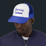 Groom Trucker Hat for Wedding Weekend<br><div class="desc">Groom trucker hat for your wedding.</div>