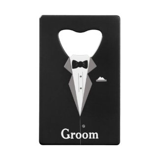 Groom Tuxedo Bottle Opener