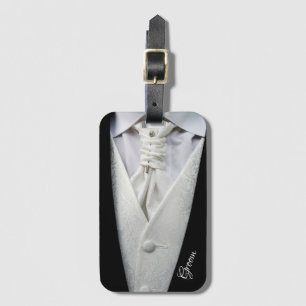 Groom Tuxedo Luggage Tag