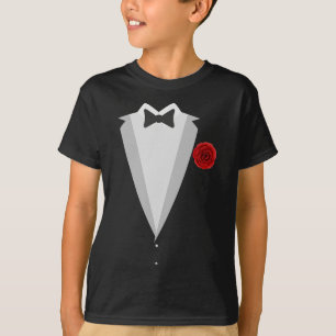 Groom Wedding Costume Black Tie Funny Bachelor Par T-Shirt