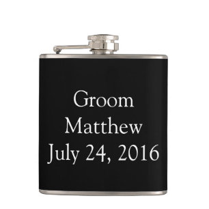 Groom Wedding Hip Flask