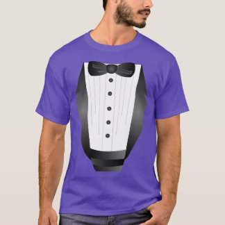 Groom wedding party bachelor party novelty Tuxedo  T-Shirt