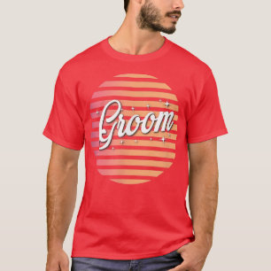 Groom Wedding Party Matching Bridal Party Honeymoo T-Shirt