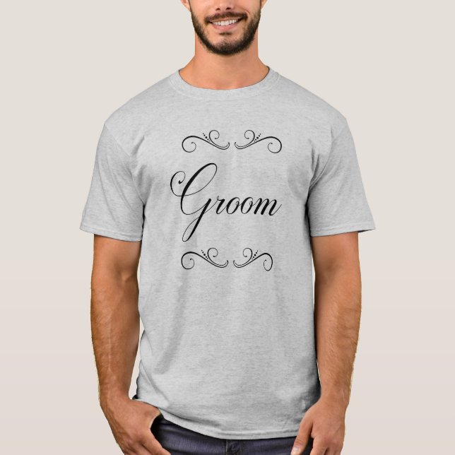 Groom Wedding T-Shirt (Front)