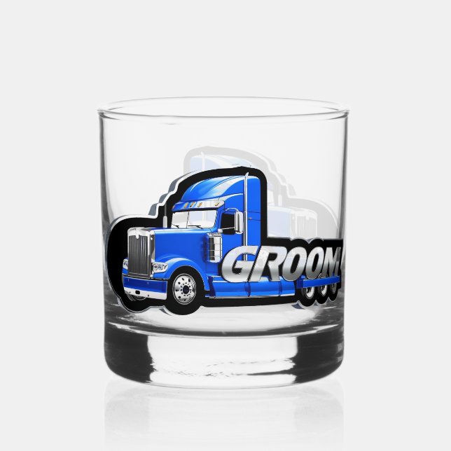 Groom Whiskey Glass (Front)