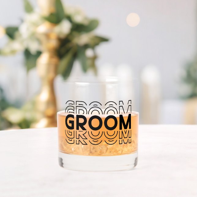 Groom  whiskey glass (Insitu (Wedding))