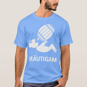 Groom With Beer Barrel JGA Beer Hen Party White T-Shirt