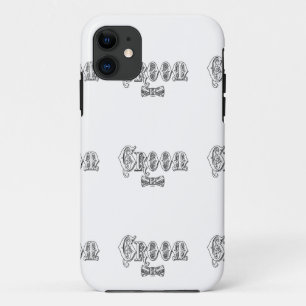 Groom with Bow Tie White and Black Type iPhone 11 Case