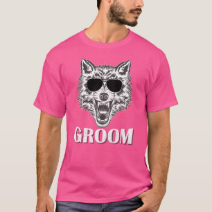 Groom Wolf Bachelor Party T-Shirt
