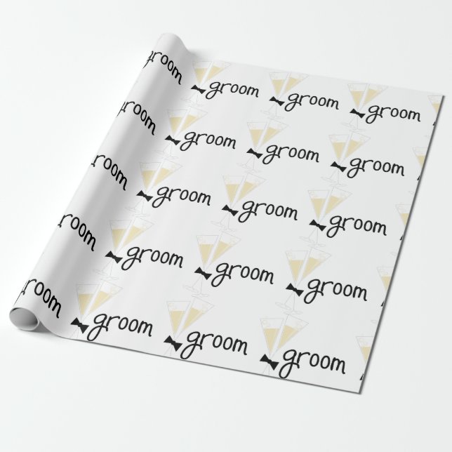 Groom Wrapping Paper (Unrolled)